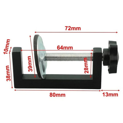 Adjustable G Clamps for Woodwork Carpentry Mini Screw Table C Clamps (4pcs)