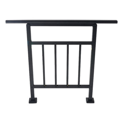 Adjustable Galvanised Steel Handrail 1-2-Step Garden Stairs Safety Grab ...