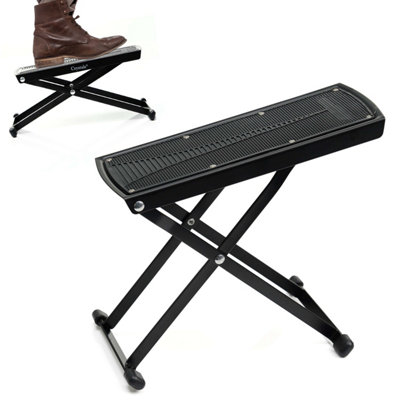 Adjustable Guitar Footrest Classical Acoustic Footstool Stand for Musicians