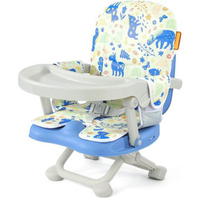 Adjustable High Chair for Babies and Toddlers, Booster Seat for Table - Blue