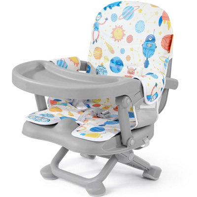 Adjustable High Chair for Babies and Toddlers Booster Seat for Table Grey