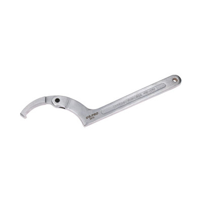 Adjustable Hook Wrench C Spanner 115mm - 175mm For Slotted Retaining Rings