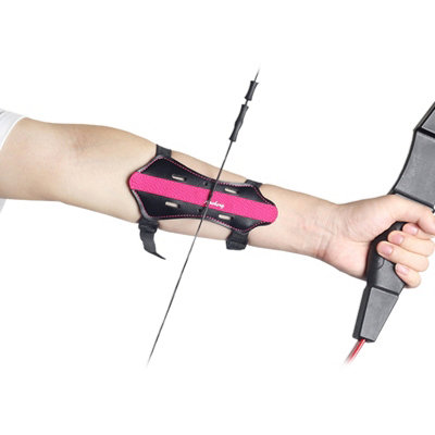 Adjustable Kids' Archery Arm Guard-Breathable PU Leather Forearm ...