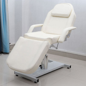 Adjustable Leather Massage Table Spa Bed Tattoo Bed Beauty Salon and SPA Recliner Bed Chair