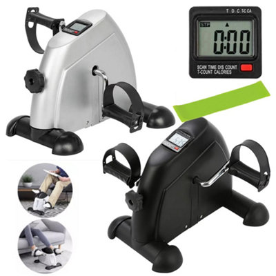 Adjustable Mini Exercise Bike Pedal Exerciser Arm Leg Cycle Machine ...