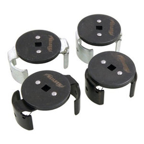 Adjustable Oil Filter Wrench Set 4pc Small & Large, Left & Right Handed (CT4625)