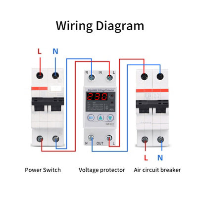 Adjustable Over Voltage Protector Relay with Voltmeter-SVP-912