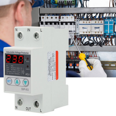 Adjustable Over Voltage Protector Relay with Voltmeter-SVP-912