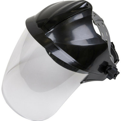 Adjustable Premium Brow Guard with Polycarbonate Face Shield for ...