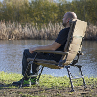 Adjustable Reclining Portable Fishing and Camping Chair for All