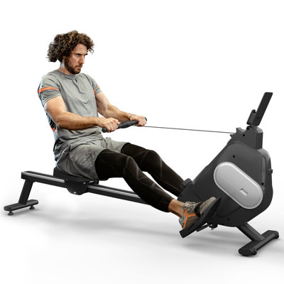 Adjustable Resistance Magnetic Rowing Machine with LCD Display for Home&Gym