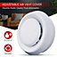 Adjustable Round Ventilation Diffuser Extract Air Valve Circular Ceiling Mounted Vent Grille MVHR - 125mm 5" dia
