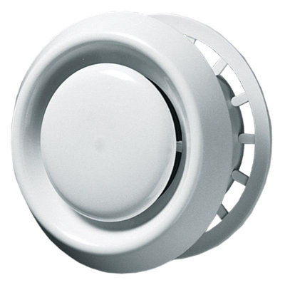 Adjustable Round Ventilation Diffuser Extract Air Valve Circular Ceiling Mounted Vent Grille MVHR - 200mm 8" dia