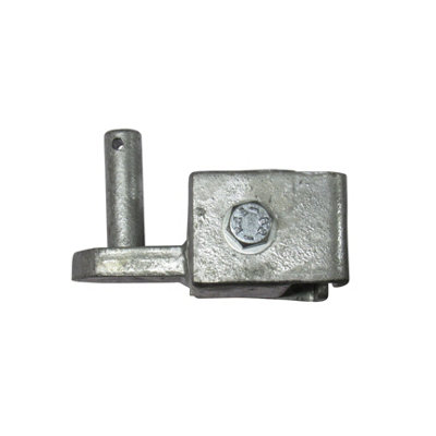 Heavy Duty Adjustable Bottom Gate Hinge For 19mm Pins – Galvanised Steel