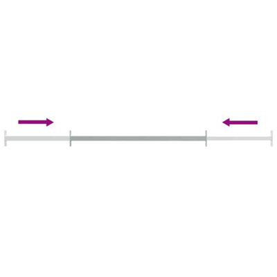 Adjustable Security Window Bar 710-1200 mm