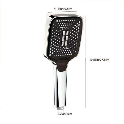 Adjustable Shower Head 3 Mode High Pressure Rainfall Showerhead