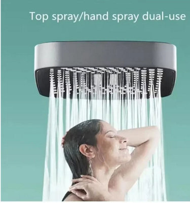 Adjustable Shower Head 3 Mode Rainfall Large Flow Showerhead High Pressure