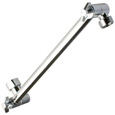 Adjustable Shower Head Extension Arm 11 Inch Brass Shower Arm Extension ...