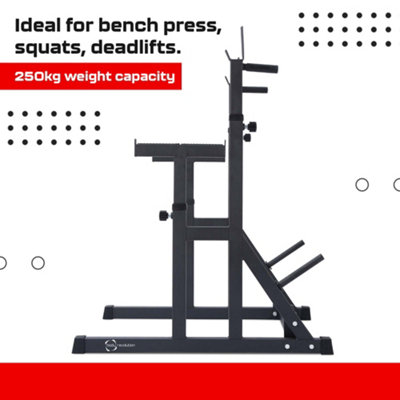Adjustable Squat Rack for Strength Training