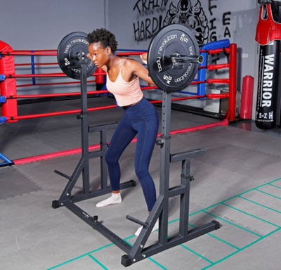 Adjustable Squat Rack for Strength Training