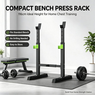 Adjustable Squat Stand Barbell Rack, Heavy Duty