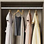 Adjustable Stainless Steel Wardrobe Clothes Rail 47-80cm