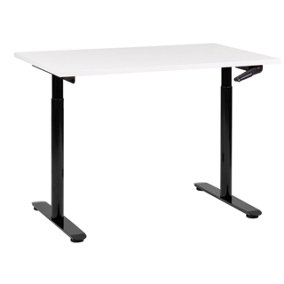Adjustable Standing Desk 120 x 72 cm White and Black DESTINAS