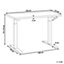 Adjustable Standing Desk 120 x 72 cm White and Black DESTINES
