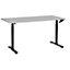 Adjustable Standing Desk 160 x 72 cm Grey and Black DESTINAS