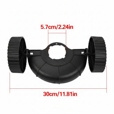 Adjustable String Trimmer Support Wheel Auxiliary Grass Trimmer Guide ...