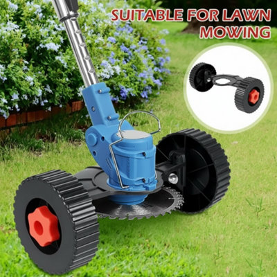 Adjustable String Trimmer Support Wheel Auxiliary Grass Trimmer Guide ...
