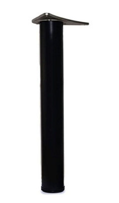 Adjustable table, worktop leg 60 x 710 - black