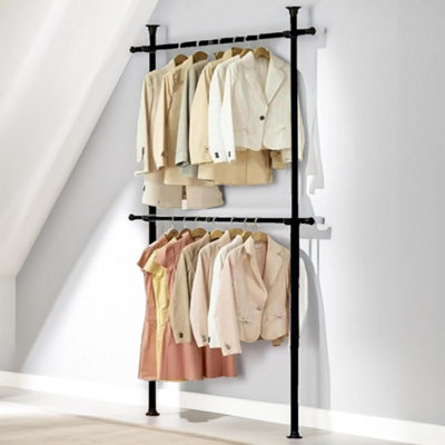 Adjustable Telescopic Heavy Duty Clothes Rail