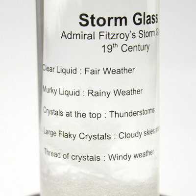 Admiral Fitzroys Classic Storm Bottle - 3