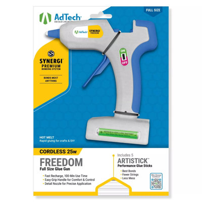 AdTech Freedom Cordless Rechargeable Full-Size Hot Glue Gun