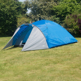 Adtrek 4 Person Tent - BLUE/GREY