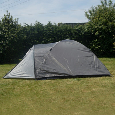Adtrek 4 Person Tent - DARK GREY/GREY