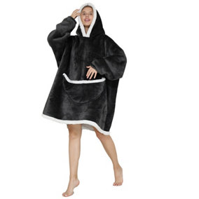 Adult Oversized Hoodie Blanket Soft Fleece One Size Fits All
