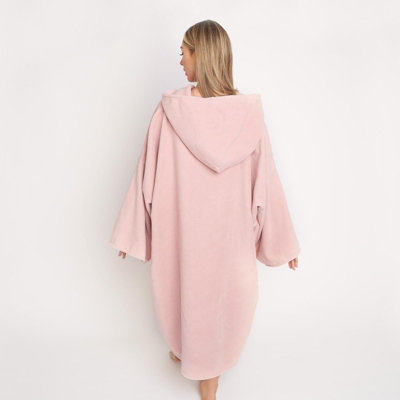 Adult Poncho Oversized Hooded Towel Bath Robe - 4
