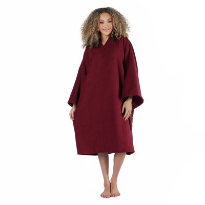 Adult Poncho Oversized Hooded Towel Bath Robe Price Comparisons | Compare The Build