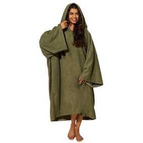Adult Poncho Oversized Hooded Towel Bath Robe