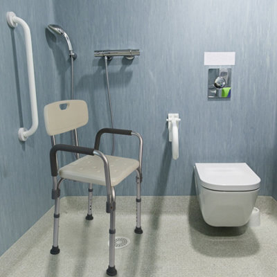 Adult Shower Chair/Stool/Portable Seat Comfy Medical Bench
