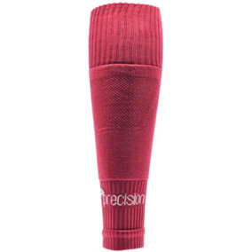 ADULT SIZE 7-12 Pro Footless Sleeve Football Socks - MAROON - Stretch Fit