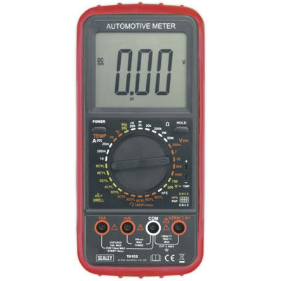 Advanced 11 Function Digital Automotive Analyzer with LCD Display for Vehicle Diagnostics