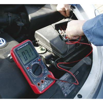 Advanced 11 Function Digital Automotive Analyzer with LCD Display for Vehicle Diagnostics