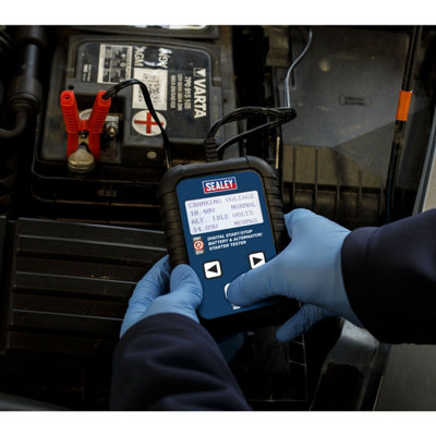 Advanced Digital Battery Diagnostic Tool for 12V Systems - Starter and Alternator Tester