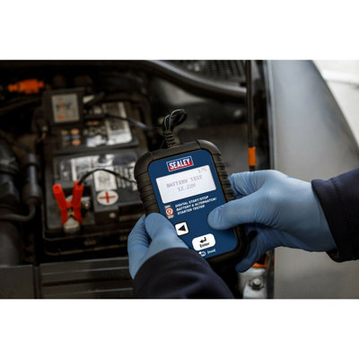 Advanced Digital Battery Diagnostic Tool for 12V Systems - Starter and Alternator Tester