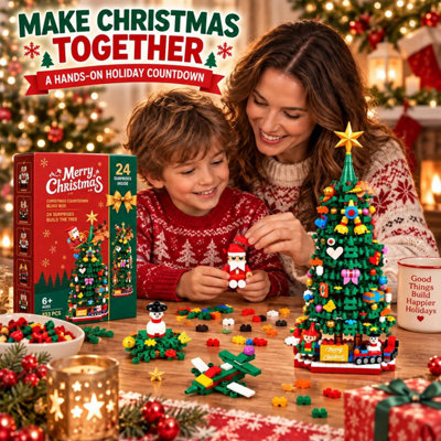 Advent Calendar 2026 Adult Teen Boy Girls Christmas Tree Building Set ...