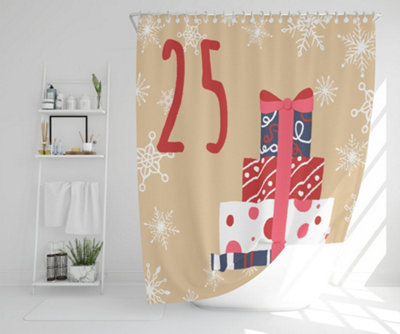 Advent calendar 25 days of christmas (shower curtain) / Default Title