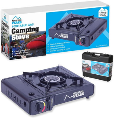 2-in-1 Portable Propane Heater & Stove, 5000 BTU - For Camping, Ice Fishing, Hiking